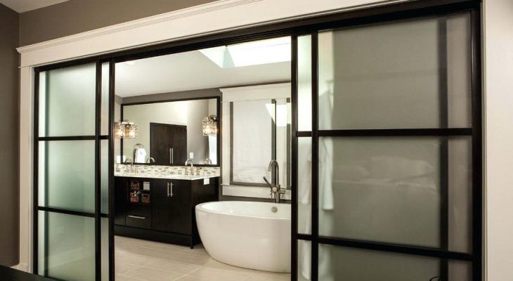 22 Ravishing Bathroom Door Ideas You Should Try,Minimalist Bedroom Aesthetic Room Design Ideas