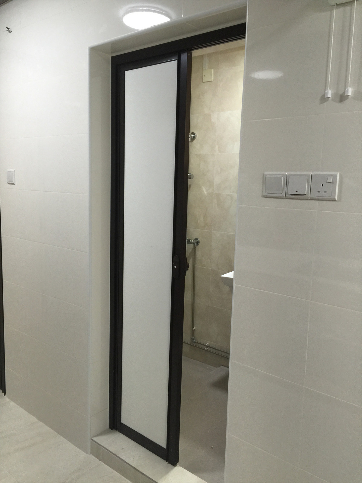 Glass Bathroom Doors That Fog When Locked / Switchable Privacy Glass