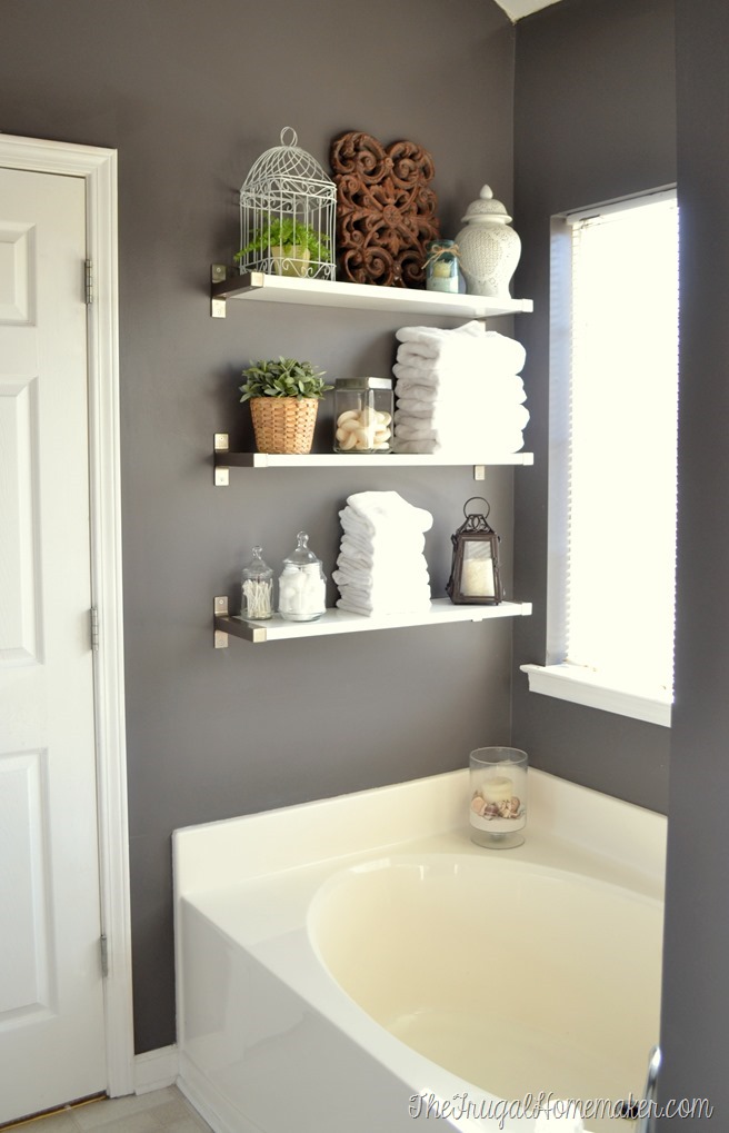 27 Bathroom Shelf Ideas To Keep Your Space Uncluttered