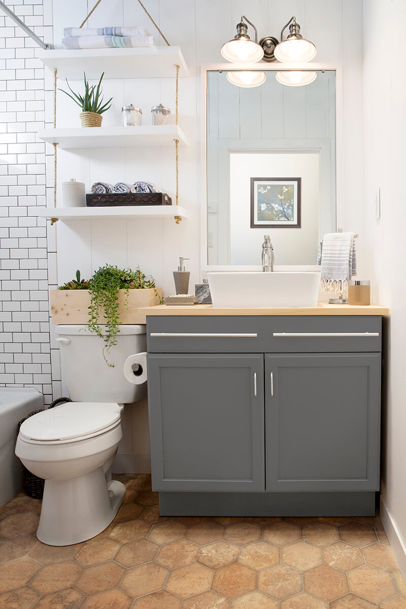 27 Bathroom Shelf Ideas To Keep Your Space Uncluttered