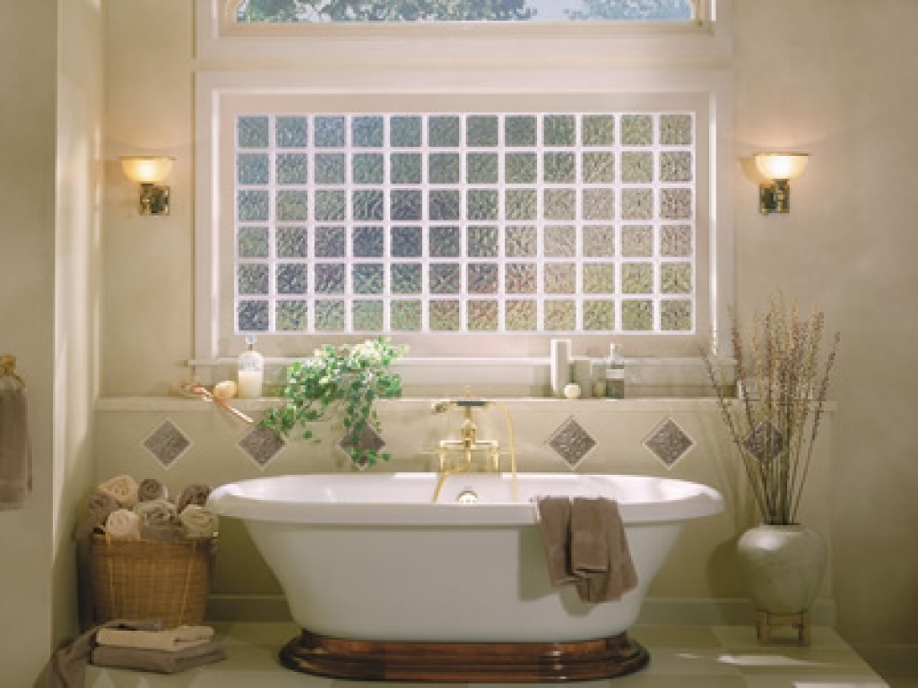 Frosted Glass Bathroom Windows —