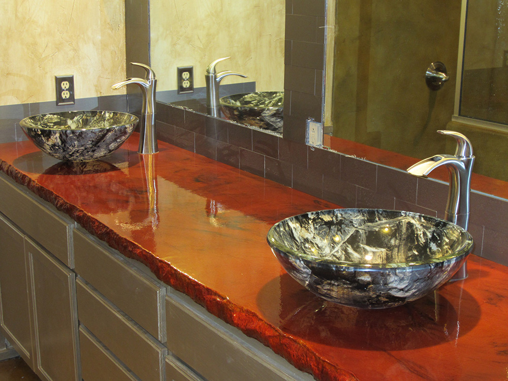 Solid surface surfaces countertops acrylic wilsonart counters polyester kitchen marble vs solution bluestone bathroom