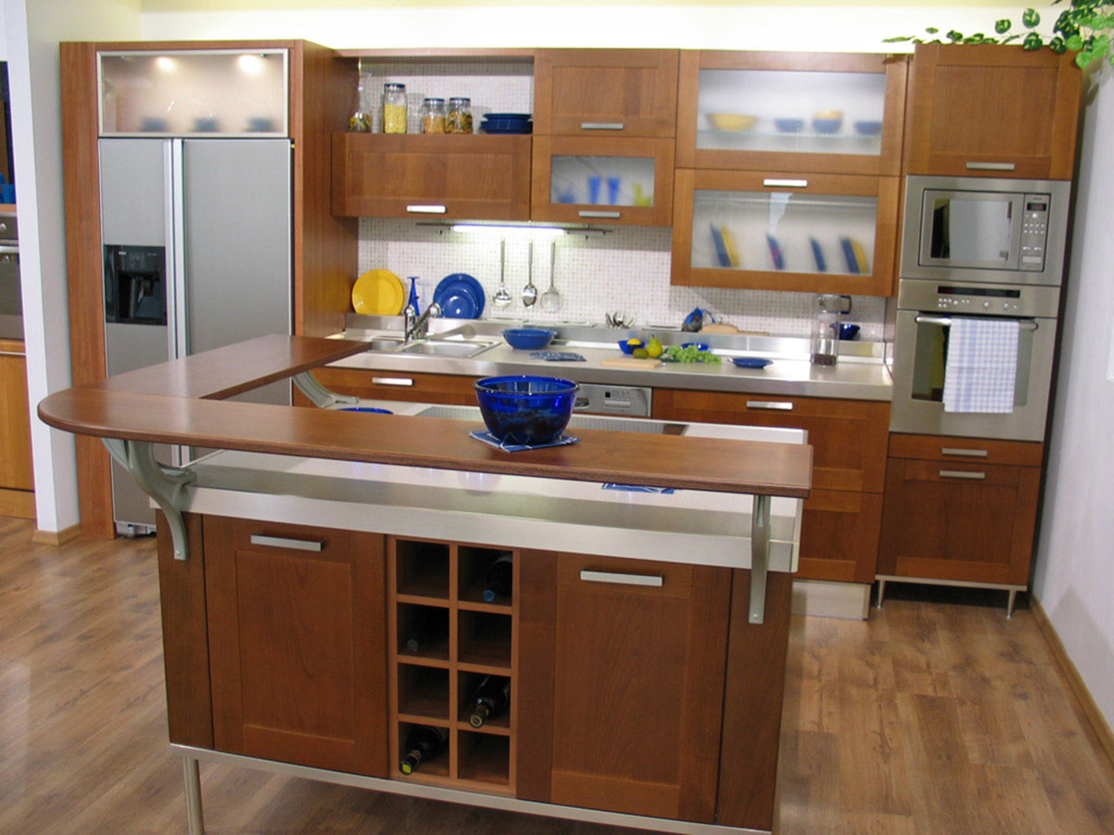 one wall kitchen design layout