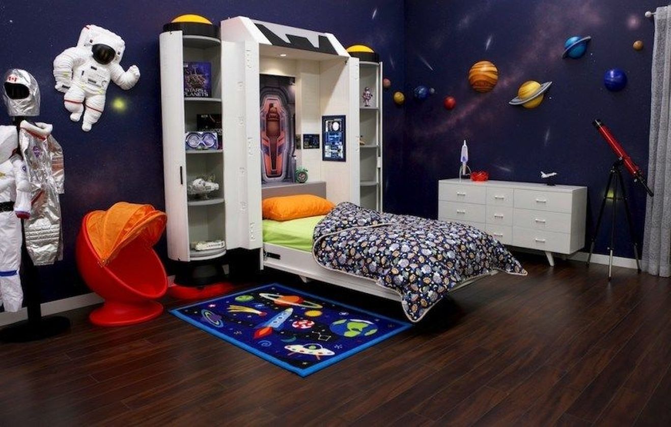30 Space Themed Bedroom Ideas To Leave You Breathless