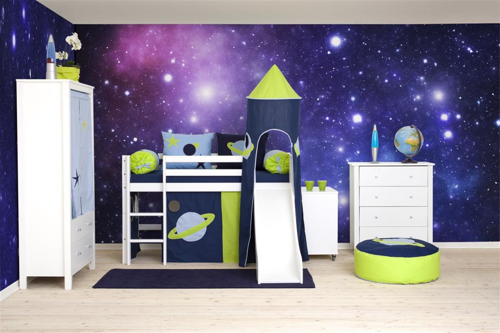 rocket themed bedroom